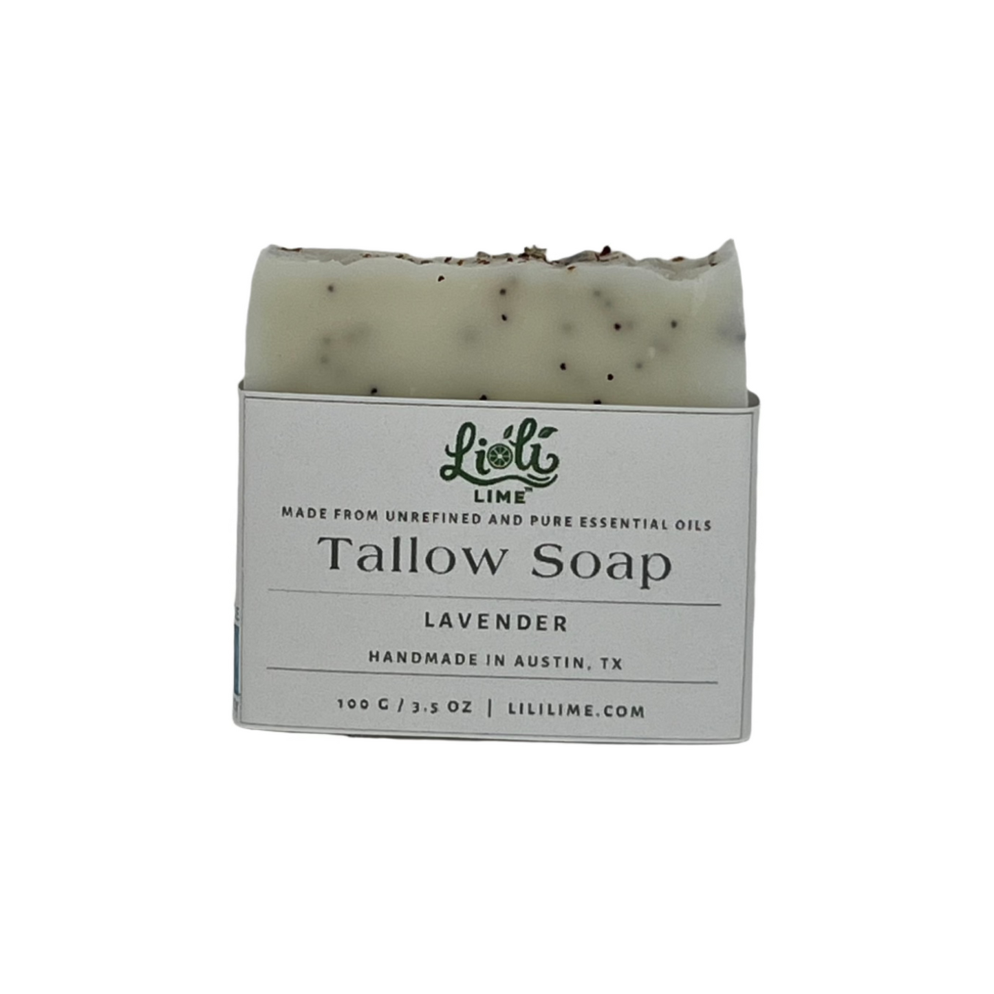 Lavender scented Luxury Handmade Beef Tallow Soap Bar