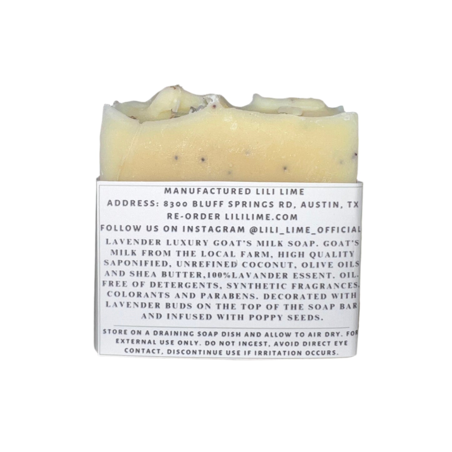 Lavender scented Luxury Handmade Goat's Milk Soap Bar