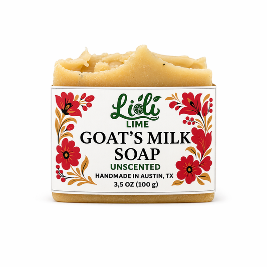 Unscented Luxury Handmade Goat's Milk Soap Bar (1 bar - 3.5oz)
