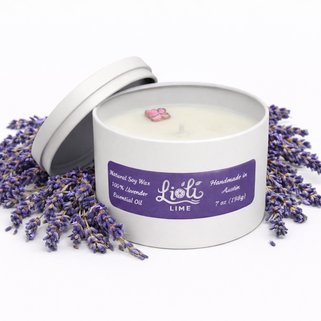 Lavender 100% Soy Wax Natural Candle 7 oz