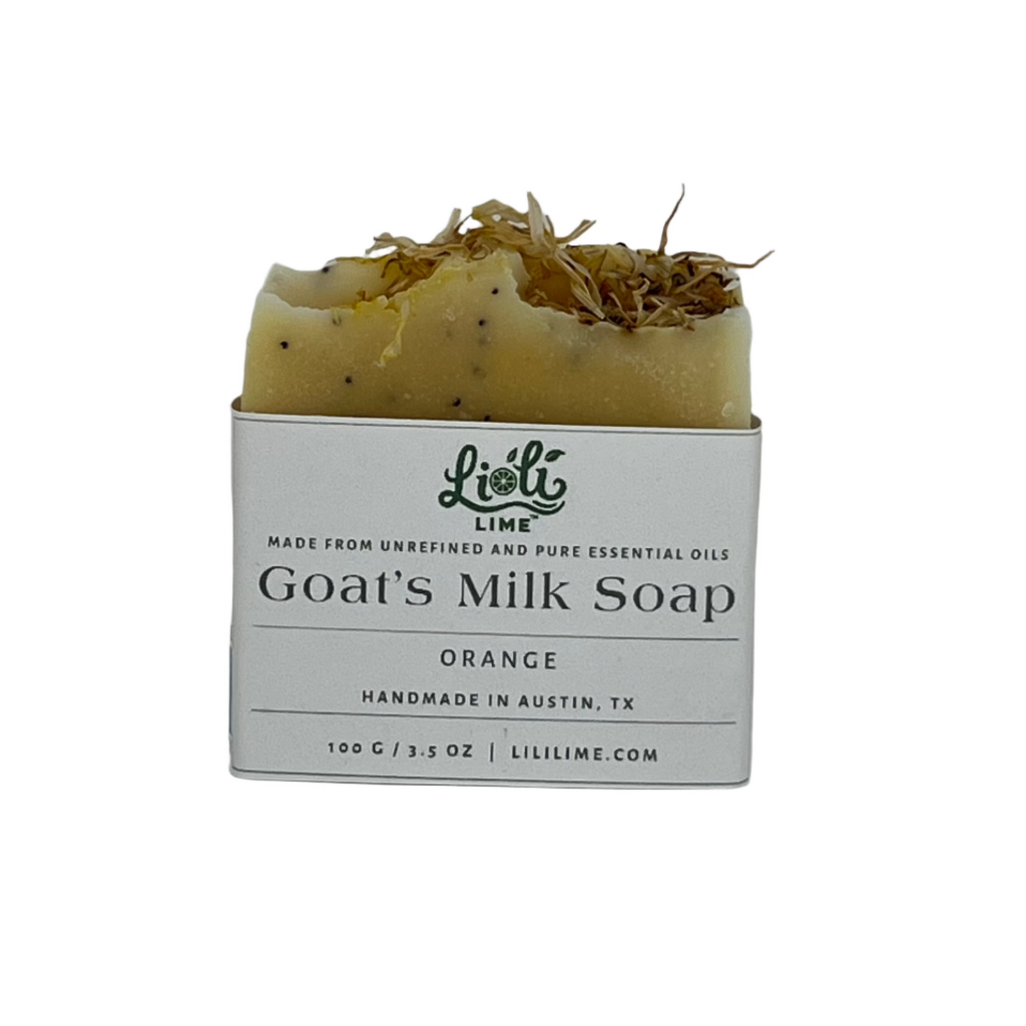 Orange scented Luxury Handmade Goat’s Milk Soap
