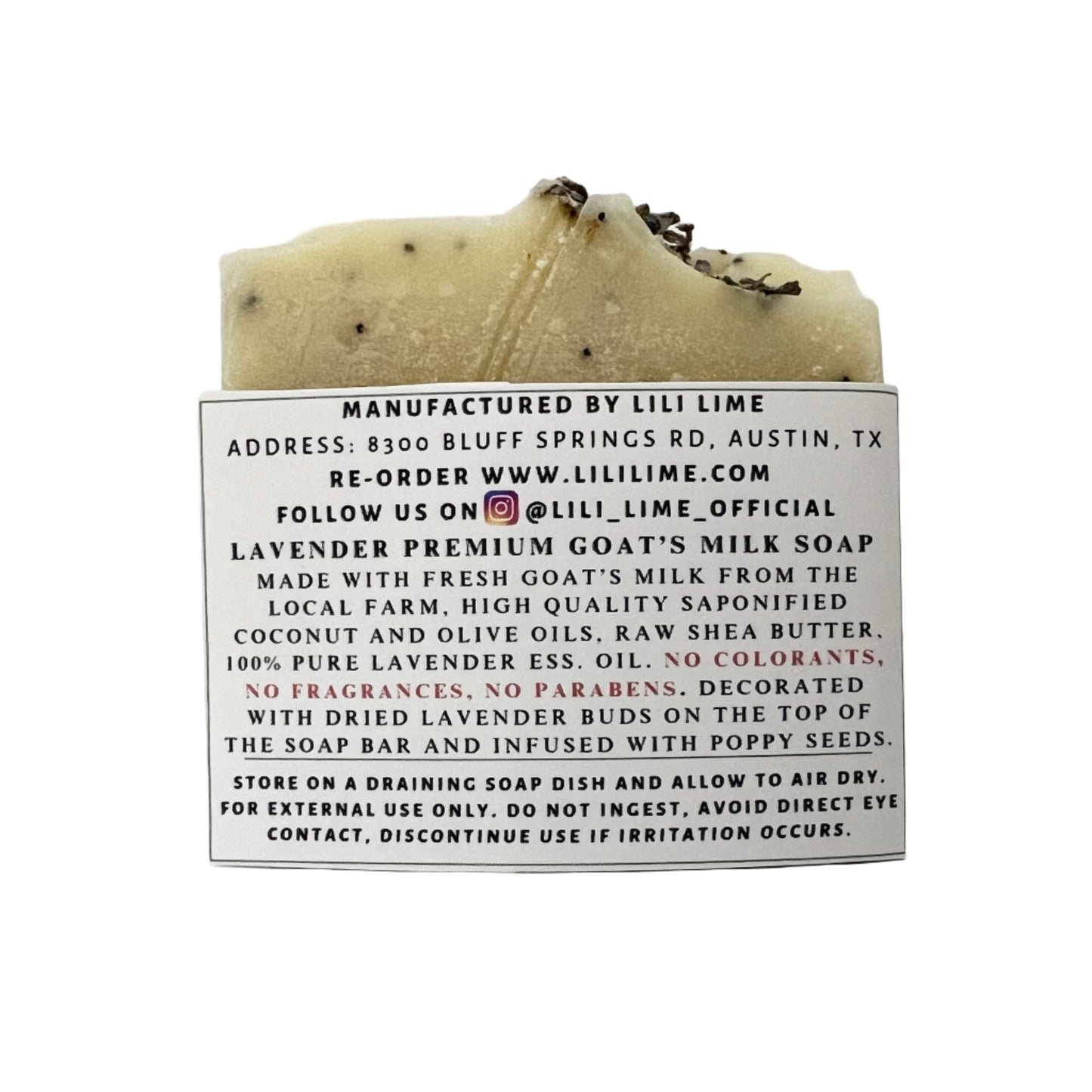 Lavender scented Luxury Handmade Goat's Milk Soap Bar