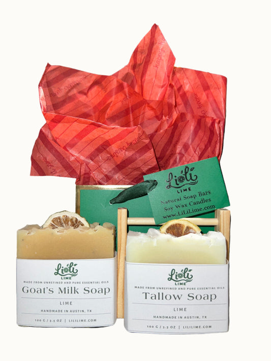 Christmas Gift 2 soaps of your choice + soap dish + price includes shipping