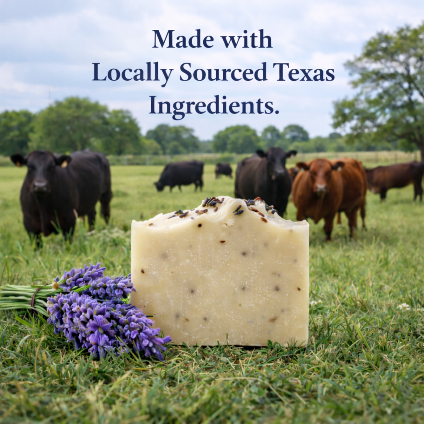 Rose & Sandalwood scented Luxury Handmade Beef Tallow Soap Bar (1 bar - 3.5oz)